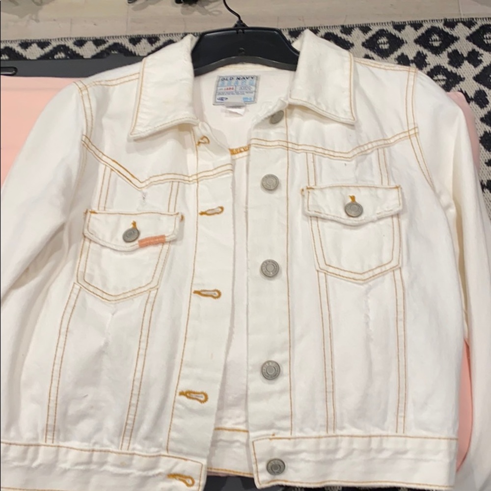 Cream denim  jacket